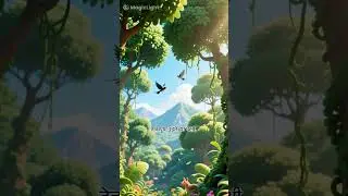 Green forest animal video | ai cartoon video | forest video | green forest | ai video