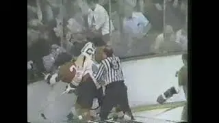 Dave Schultz vs Wayne Cashman NHL May 16/74