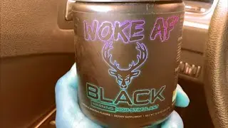 #preworkout #buckedup #wokeaf WOKE AF BLACK PRE WORKOUT REVIEW | LEG DAY WORKOUT