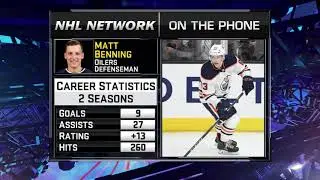 NHL Tonight:  Matt Benning:  discusses the Oil Country Championship  Aug 1,  2018