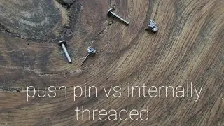 Push Pin VS Internally Threaded Jewelry