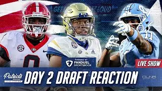 LIVE Draft Show: Patriots DRAFT DE Keion White 46th Overall