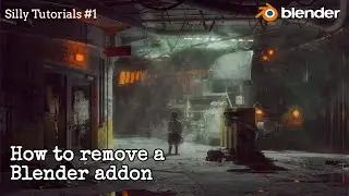 How to remove an addon from Blender | Remove addon Blender | Vision Sanjay - Silly Tutorials #1