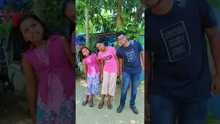 Cute baby sister and brother surprised to see chicken 🐔🤣😂&hearts;️ #funny #short #viralvideo #subscribe