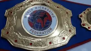 WKF World Kickboxing Federation Championship Belt