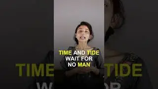 Time and tide wait for no man #englishspeaking #boon #english