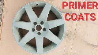 Refinishing Redline Wheels: Part 4: Primer (04 Saturn Vue Project)