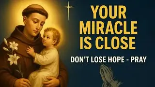 🙏💫SAY THIS STRONG PRAYER FOR AN URGENT MIRACLE TODAY | SAINT ANTHONY OF PADUA💫🙏