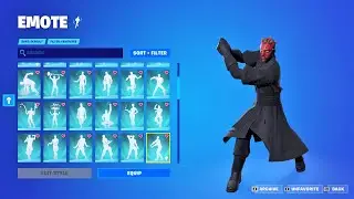 ALL FORTNITE ICON SERIES AND [NEW] TIKTOK EMOTES