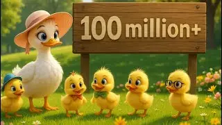 Five Little Ducks | Learn Numbers| Nursery Rhymes & Kids Songs | Animation | AI