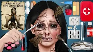 Horror Fantasy ASMR the fate of a woman bitten by a moth | strange creature | satisfying transform