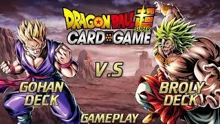 GOHAN DECK VS BROLY DECK (DRAGON BALL SUPER CARD GAME)