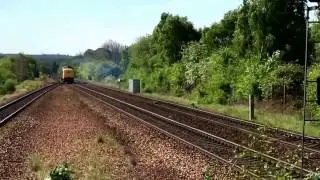 Deltic 559009 At Swinton STY From York N.R.M. To Burton Ot Wetmore Sidings