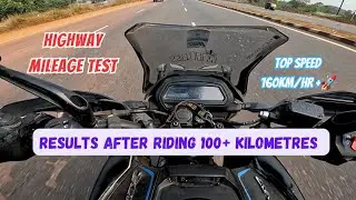 Dominar 400 (Bs6) Highway Mileage Test || Top speed Run & Efficiency || 41KmpL Shocking 🤯