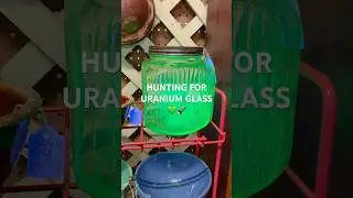 Let&rsquo;s go hunting for Uranium glass at the antique store! 💚🔦
