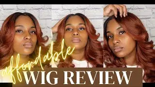 Beginner friendly | $46 |Outre Sleeklay Part Synthetic HD Lace Front BRIZELLA (DRFF2/Cinnamon Spice)