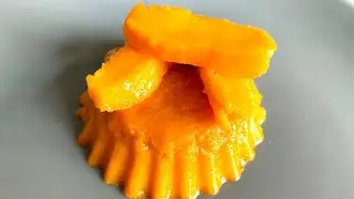 Mango Pudding No Gelatin, No Agar-Agar | Mango Pudding Recipe