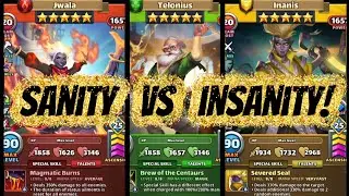 Кто самая сумасшедшая девчонка в Empires and Puzzles?! JWALA против INANIS, кто победит? И теперь...