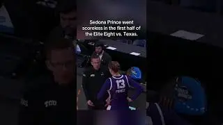 Sedona Prince went scoreless in the first half 😯