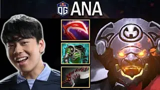 OG.ANA SMURF AXE WITH 28 KILLS - DOTA 2 7.29 GAMEPLAY