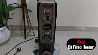 Bajaj 9 Fin Oil Heater Unboxing & Test | RH 9F Plus Review - 3 Heat Settings + Fan