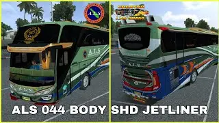 Livery Bus ALS ORI Nopin 044 Body SHD JETLINER Test Drive Pulau Kalimantan 📌Bus Medan &harr;️ PART 53