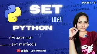 Day 15 | Set in Python (Part &ndash; 3) | Python for Machine Learning, Data Science & Analytics