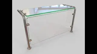 Model EP11 Sneeze Guard - Best Used For Food Counter | ADM Sneezeguards