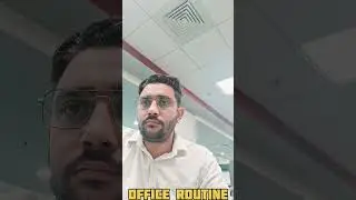 Office Routine | IDFC First Bank| Noida | #shorts #viralvideo #trending  #trendingshorts #office