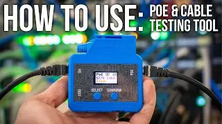 How to Use a PoE and Cable Testing Tool (POE-1) - Jonard Tools