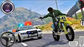 The Gangster Escaped from the Police Gameplay || Police Car Chase Simulator 3D Game || Yash Gaming 