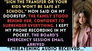 Mom Threatened My Children To Force Company Transfer&mdash;The Audio Reached Nine Corporate Board Membe...