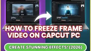 Create Freeze Frame Effects in CapCut PC FAST! ❄️ Pause a Video Frame in CapCut Desktop ✅