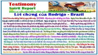 269-Lời chứng của Rodrigo: Lời từ Ch&uacute;a cho những Thời kỳ nguy hiểm n&agrave;y