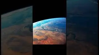 Nile river as seen from ISS #nasa #space #nile