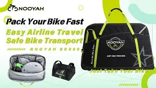 Bike Travel Bag | Fits 29&rdquo; MTB, Road & Touring Bikes | Airline-Ready Protection Case | NOOYAH BK008