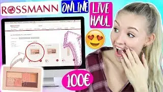 XL ROSSMANN ONLINE LIVE HAUL! IHR BESTIMMT & GEWINNT!