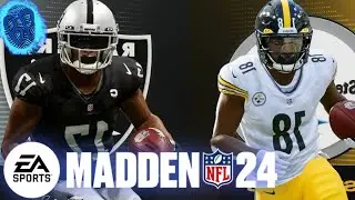 RAIDERS VS STEELERS MADDEN NFL 24 - FRANCHISE 