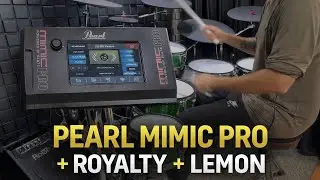 PEARL MIMIC PRO + ROYALTY HYBRID DRUMS + LEMON CYMBALS