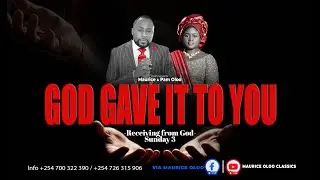 GOD GAVE IT TO YOU