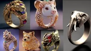 Animal rings design stylish fashion trends rings lovers #youtubevideos