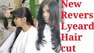 Easy reverse layer haircut 2019 step by step in hindi || feather haircut