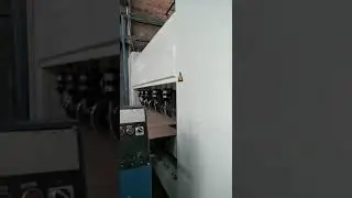Computerized NC slitter scorer double layers cut off machine for corrugated sheet making