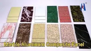 PVDF Marble Aluminum Composite Panel Anti Abrasion 4mm Thickness