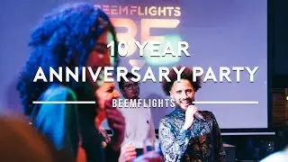 BeemFlights 10 Year Anniversary Party