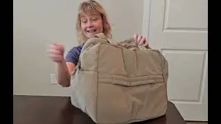BAGSMART Puffer Gym Bag for Women &ndash; Small Water-Resistant Duffel #WomenGymBag #TravelDuffel