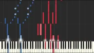 Super Smash Brothers Brawl | Main Theme | Synthesia Piano Tutorial