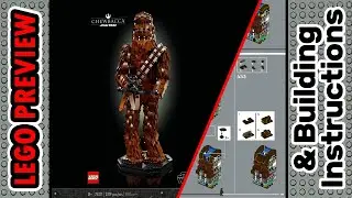 PREVIEW: 75371, LEGO STAR WARS, Chewbacca​ & Building Instructions! LEGO 2023