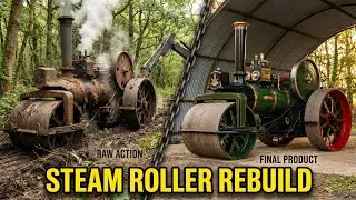 Restoring a 1928 Steam Roller Found Buried in a Forest | Full Rebuild