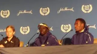 Lawrence Cherono doesn't think he is a good kicker -- even after winning 2019 Boston Marathon